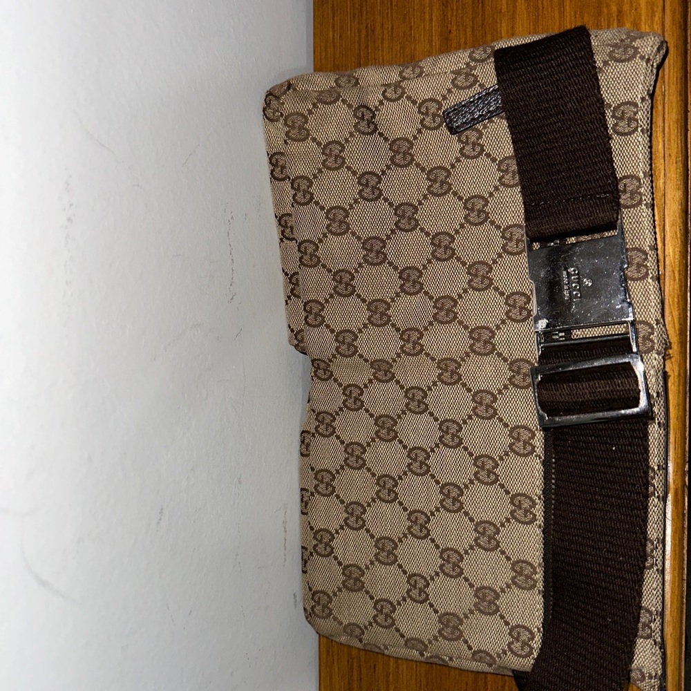 Gucci brown monogram waist fanny pack - Picture 5 of 11